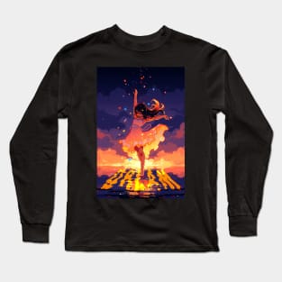 Galactic dance of the stars Long Sleeve T-Shirt